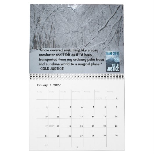 DIANE CAPRI 2015 KALENDER (Jan 2027)