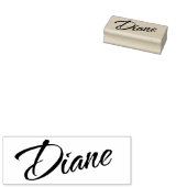 Diane name cursive dekorative Skript-Schriftart Gummistempel (Stempel)