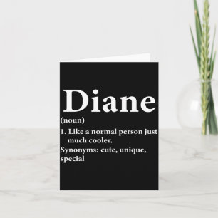 Diane Name Definition Funny D Karte