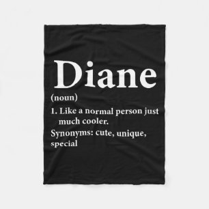Diane Name Definition Lustig D Fleecedecke