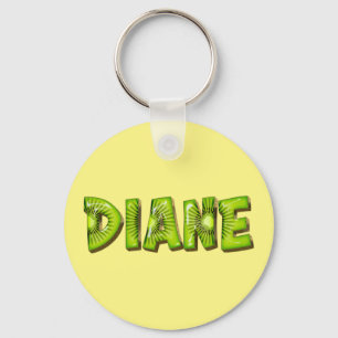 Diane Name Kiwi Design Schlüsselanhänger