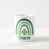 Diane Name Klee Boho Regenbogen Kaffeetasse (Mittel)