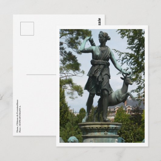 Diane Postkarte (Vorne/Hinten)