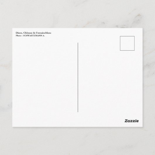 Diane Postkarte (Rückseite)