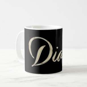 Diane white gold Handwriting Tasse Kaffeetasse