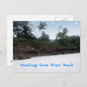 Diani Beach Kenya Postcard Postkarte (Vorne/Hinten)