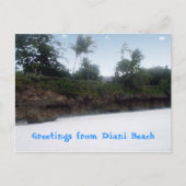 Diani Beach Kenya Postcard Postkarte (Vorderseite)