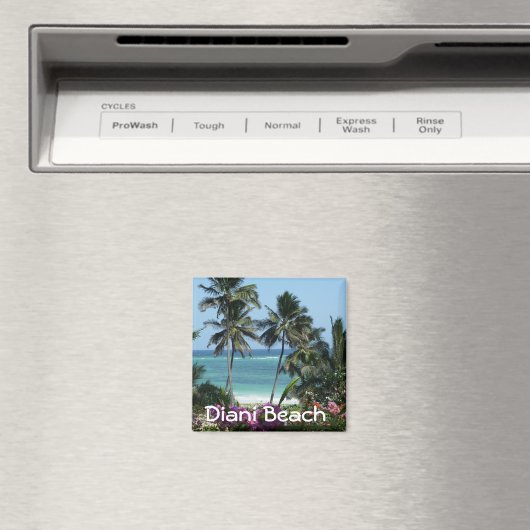 Diani Beach nahe Mombasa Afrka Magnet (In Situ (Geschirrspüler))