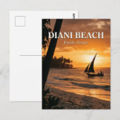 Diani Beach, Ukunda, Kwale County Postkarte (Vorne/Hinten)