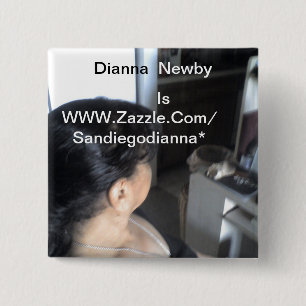 Dianna Newby ist Sandiegodianna* Knopf Button