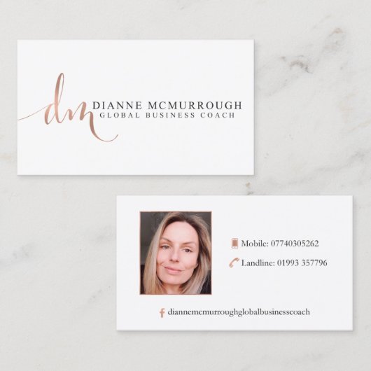 Dianne McMurrough Visitenkarte (Vorne/Hinten)