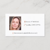 Dianne McMurrough Visitenkarte (Rückseite)