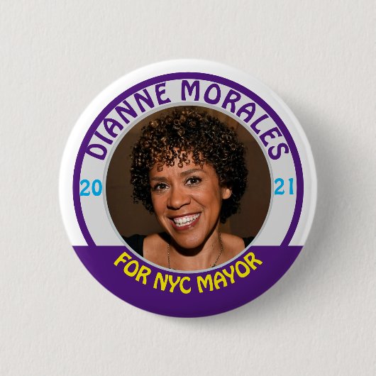 Dianne Morales for NYC Mayor 2021 Button (Vorderseite)