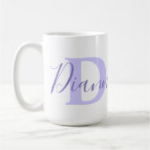 Dianne text blue lila name bedeutet Kaffee Tasse (Links)