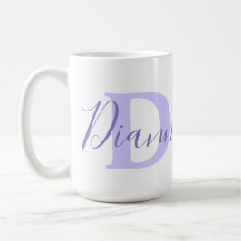 Dianne text blue lila name bedeutet Kaffee Tasse