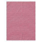 Dianthus Barbatus, Vintag, rot und weiß Tischdecke (Vorderseite)