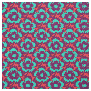 Dianthus Barbatus, Vintag türkis Stoff