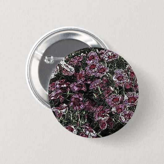 DIANTHUS-BLUME BUTTON (Vorne & Hinten)