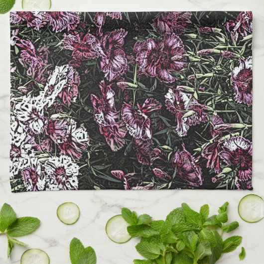 DIANTHUS GESCHIRRTUCH (Gefaltet)