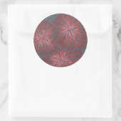 Dianthus II Runder Aufkleber (Tasche)