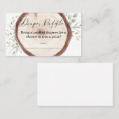 Diaper Raffle Baby Duschgame Platzkarte (Vorne/Hinten)