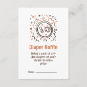 Diaper Raffle Begleitkarte (Vorderseite)