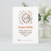 Diaper Raffle Begleitkarte (Stehend Vorderseite)