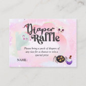 DIAPER RAFFLE BEGLEITKARTE (Vorderseite)