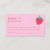 Diaper Raffle Berry Sweet Baby Dusche Begleitkarte (Vorderseite)