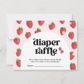 Diaper Raffle Berry Sweet Enclosure Card (Vorderseite)