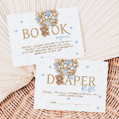 Diaper Raffle Blue Bär Begleitkarte