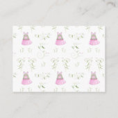 Diaper Raffle Card Begleitkarte (Rückseite)