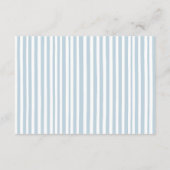 Diaper Raffle Card Blue Bear Begleitkarte (Rückseite)