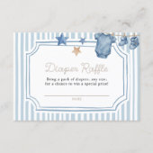 Diaper Raffle Card Blue Jean Begleitkarte (Vorderseite)