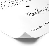 Diaper Raffle Display-Zeichen, Minimalistische Kal Poster (Ecke)