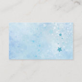 Diaper Raffle Game Bear Blue Ballon Eukalyptus Begleitkarte (Rückseite)