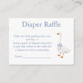 diaper raffle goose begleitkarte (Vorderseite)
