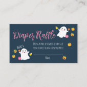Diaper Raffle Halloween Dark Blue Enclosure Card Begleitkarte (Vorderseite)