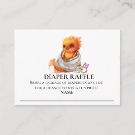 Diaper Raffle Little Baby Phoenix Begleitkarte
