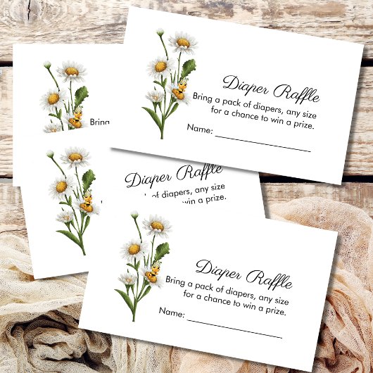 Diaper Raffle Mama soll als Begleitkarte