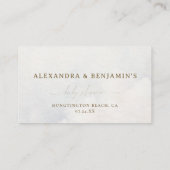 Diaper Raffle Moon Mobile Twinkle Baby Shower Begleitkarte (Rückseite)