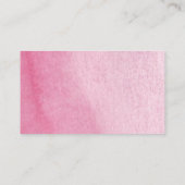 Diaper Raffle Oh Baby Girl Pink Ballon Eukalyptus Begleitkarte (Rückseite)