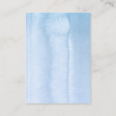 Diaper Raffle Pampas Grass Dusty Blue Baby Dusche Visitenkarte (Rückseite)