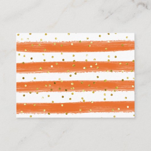 Diaper Raffle Pumpkin Blumengeschlecht neutral Begleitkarte (Rückseite)