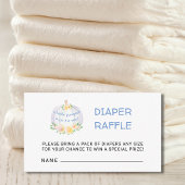Diaper Raffle Pumpkin Boys Kinderdusche Begleitkarte