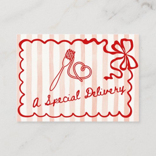 Diaper Raffle Red Bow Frame Enclosure Card Begleitkarte (Rückseite)