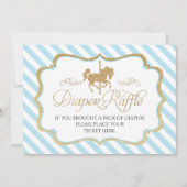 Diaper Raffle Sign Einladung (Vorderseite)
