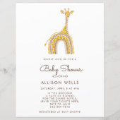 Diaper Raffle Sign | Giraffe (Rückseite)