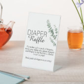 Diaper Raffle Sign Sockelschild (In SItu)