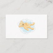 Diaper Raffle Ticket Boy Teddy Bear Honey Bee Bien Begleitkarte (Rückseite)